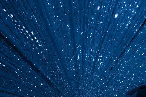 Light installation at teamLab Planets, Tokyo
