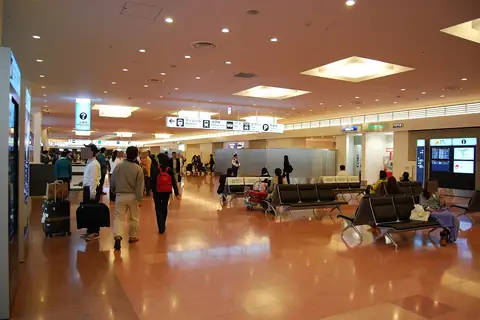 Haneda Airport International Terminal hall